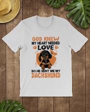 GOD SENT ME MY DACHSHUND Classic T-Shirt lifestyle-mens-crewneck-front-18