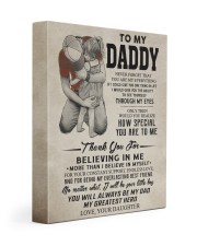 Believing In Me - To Daddy From Daughter 11x14 Gallery Wrapped Canvas Prints front