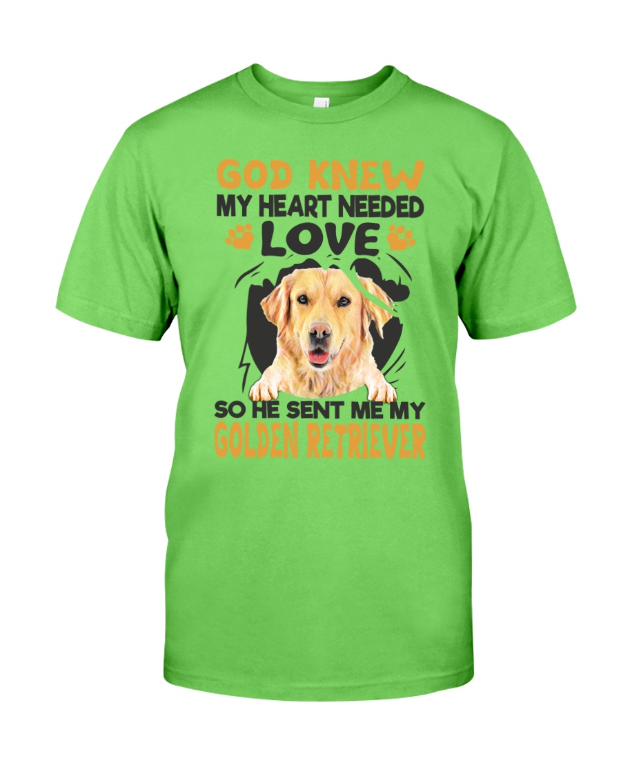 GOD SENT ME MY GOLDEN RETRIEVER Classic T-Shirt