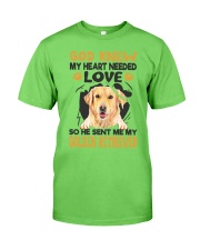GOD SENT ME MY GOLDEN RETRIEVER Classic T-Shirt front