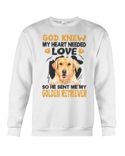 GOD SENT ME MY GOLDEN RETRIEVER Crewneck Sweatshirt thumbnail