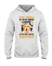 GOD SENT ME MY GOLDEN RETRIEVER Hooded Sweatshirt thumbnail