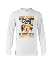 GOD SENT ME MY GOLDEN RETRIEVER Long Sleeve Tee thumbnail