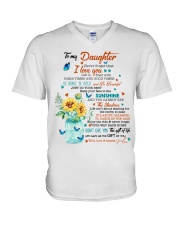 JUST DO YOUR BEST - LOVELY GIFT FOR DAUGHTER V-Neck T-Shirt thumbnail