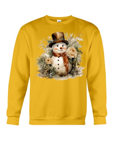 Snow Man - Christmas Gift Crewneck Sweatshirt
