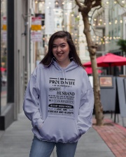 I AM A PROUD WIFE OF AN IMPERFECT PERFECT HUSBAND Hooded Sweatshirt lifestyle-unisex-hoodie-front-2