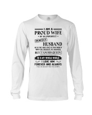 I AM A PROUD WIFE OF AN IMPERFECT PERFECT HUSBAND Long Sleeve Tee thumbnail