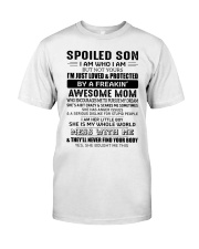SHE IS MY WHOLE WORLD - SPECIAL GIFT FOR SON Classic T-Shirt tile