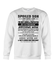 SHE IS MY WHOLE WORLD - SPECIAL GIFT FOR SON Crewneck Sweatshirt thumbnail