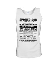 SHE IS MY WHOLE WORLD - SPECIAL GIFT FOR SON Unisex Tank thumbnail