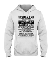 SHE IS MY WHOLE WORLD - SPECIAL GIFT FOR SON Hooded Sweatshirt thumbnail