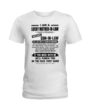 I AM A LUCKY MOTHER-IN-LAW Ladies T-Shirt thumbnail