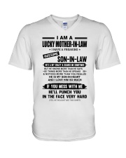 I AM A LUCKY MOTHER-IN-LAW V-Neck T-Shirt thumbnail
