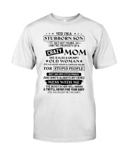 YES I'M A STUBBORN SON Premium Fit Mens Tee thumbnail