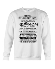 YES I'M A STUBBORN SON Crewneck Sweatshirt thumbnail