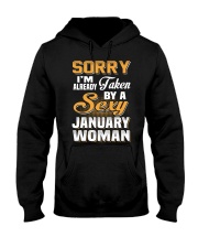 Sexy January Woman Hooded Sweatshirt thumbnail