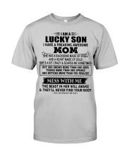 SHE HAS A BACKBONE MADE OF STEEL Classic T-Shirt front