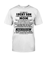 SHE HAS A BACKBONE MADE OF STEEL Premium Fit Mens Tee thumbnail