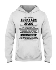 SHE HAS A BACKBONE MADE OF STEEL Hooded Sweatshirt thumbnail