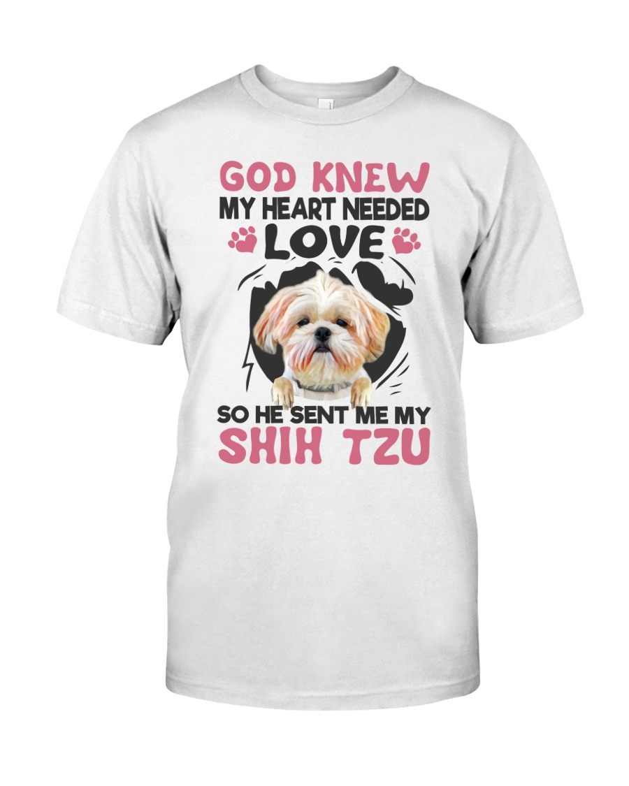 GOD SENT ME MY SHIH TZU Classic T-Shirt