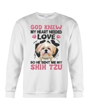 GOD SENT ME MY SHIH TZU Crewneck Sweatshirt thumbnail