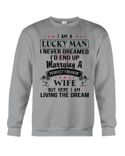 LIVING THE DREAM - LOVELY GIFT FOR HUSBAND Crewneck Sweatshirt thumbnail