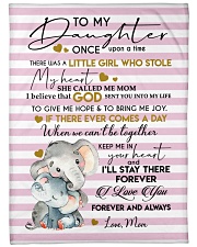 I LOVE YOU - TO DAUGHTER FROM MOM Large Fleece Blanket - 60" x 80" front