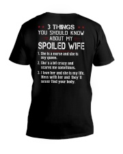 3 THINGS YOU SHOULD KNOW ABOUT MY SPOILED WIFE V-Neck T-Shirt thumbnail