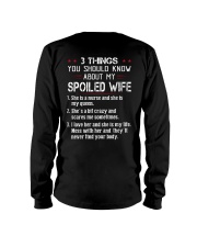3 THINGS YOU SHOULD KNOW ABOUT MY SPOILED WIFE Long Sleeve Tee thumbnail