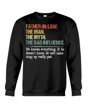 HE KNOWS EVERYTHING Crewneck Sweatshirt thumbnail