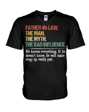 HE KNOWS EVERYTHING V-Neck T-Shirt thumbnail