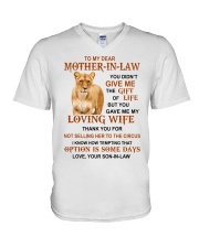 THE GIFT OF LIFE - GREAT GIFT FOR MOTHER-IN-LAW V-Neck T-Shirt thumbnail