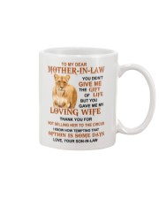 THE GIFT OF LIFE - GREAT GIFT FOR MOTHER-IN-LAW Mug front