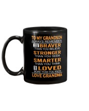 To My Grandson Always Remember Mug back