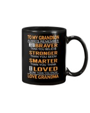 To My Grandson Always Remember Mug front
