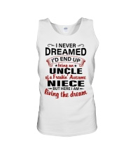 LIVING THE DREAM - LOVELY GIFT FOR UNCLE Unisex Tank thumbnail