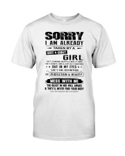 I AM ALREADY TAKEN BY A SEXY AND CRAZY GIRL Premium Fit Mens Tee thumbnail