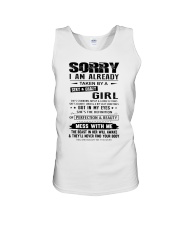 I AM ALREADY TAKEN BY A SEXY AND CRAZY GIRL Unisex Tank thumbnail