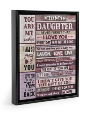 1 Day Left - Get Yours Now Floating Framed Canvas Prints Black tile