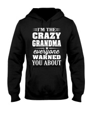 Crazy Grandma Everyone Warned Hooded Sweatshirt thumbnail