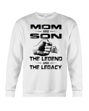 Mom And Son The Legend And The Legacy Crewneck Sweatshirt tile
