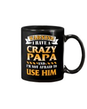 Warning Crazy Papa Mug thumbnail