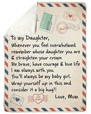 A Big Hug - Perfect Gift For Daughter From Mom Sherpa Fleece Blanket tile