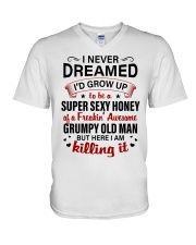 I Never Dreamed - Lovely Gift For Honey V-Neck T-Shirt tile