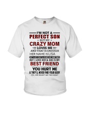 Mom Loves Me - Best Gift For Son Youth T-Shirt tile