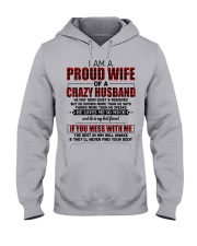 HE LOVES ME SO MUCH - LOVELY MESSAGE GIFT FOR WIFE Hooded Sweatshirt front