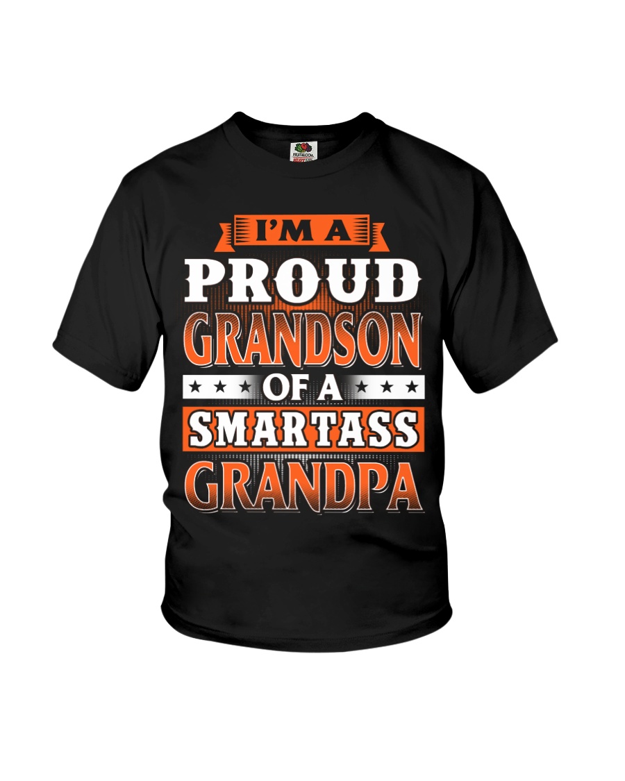 Proud Of Smartass Grandson Youth T-Shirt
