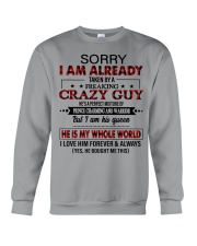 HE IS MY WHOLE WORLD Crewneck Sweatshirt thumbnail