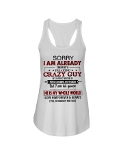 HE IS MY WHOLE WORLD Ladies Flowy Tank thumbnail