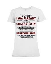 HE IS MY WHOLE WORLD Premium Fit Ladies Tee thumbnail